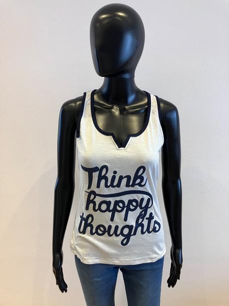 Dámske bielo-modré tričko s nápisom (38), gate,m