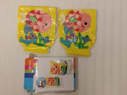 Nové detské rukávniky rybičky, intex, 23x15 cm, 
