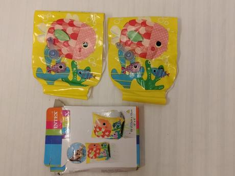Nové detské rukávniky rybičky, intex, 23x15 cm, 