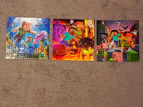 Obrazy z puzzle minecraft, 