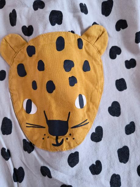 Pyžamo/ overal na spanie lindex leopard 92, lindex,92