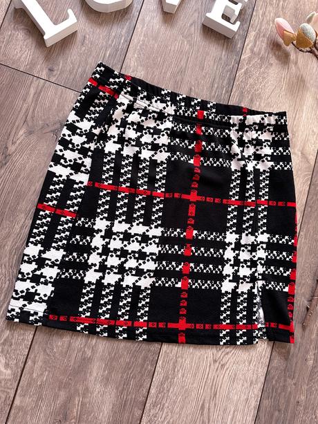 Minisukňa káro vzor, m