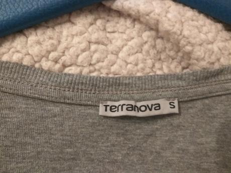 Sivé tričko, terranova,s
