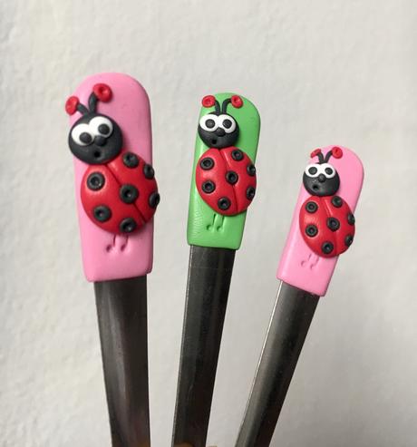 Čajová fimolyžička - lienka, 